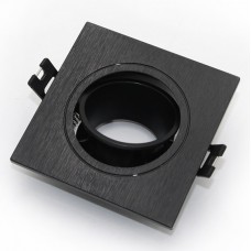 Σποτ Τετράγωνο Χωνευτό Κινητό Πλαστικό Μαύρο 21-0470921